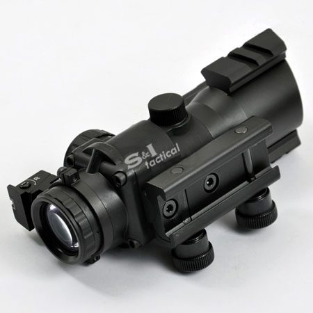 Sniper 4X32 Scope Illuminated Red/Green/Blue Reticle
